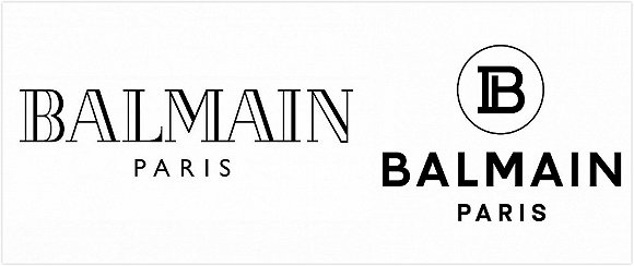 balmain旧logo和新logo