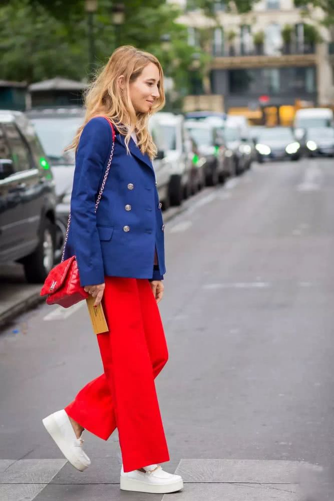 红色 蓝色,高雅显肤色谁穿谁先美啊!