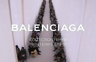 Balenciaga 2017春夏巴黎时装发布会